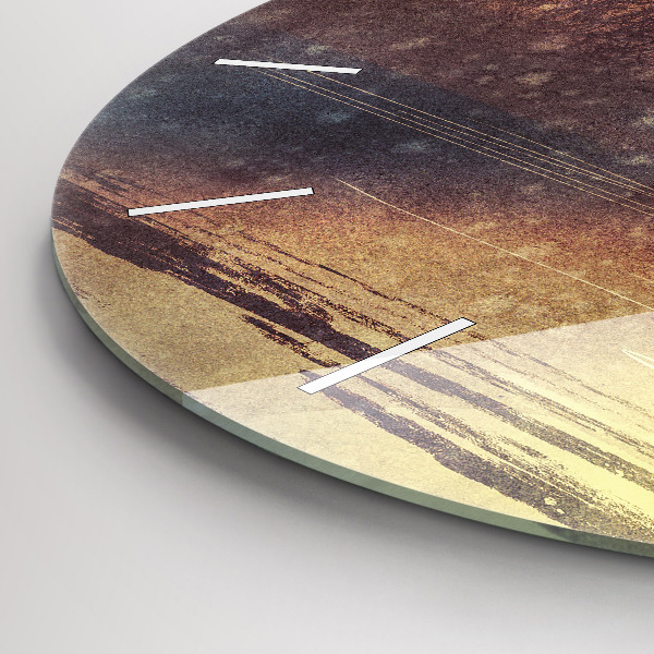 Horloge ronde femme avec parapluie