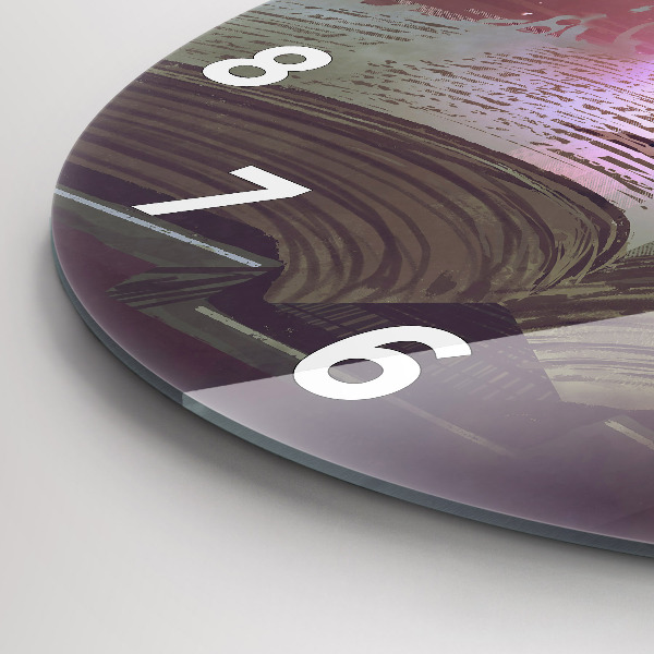 Horloge ronde 'Livre d''abstraction'