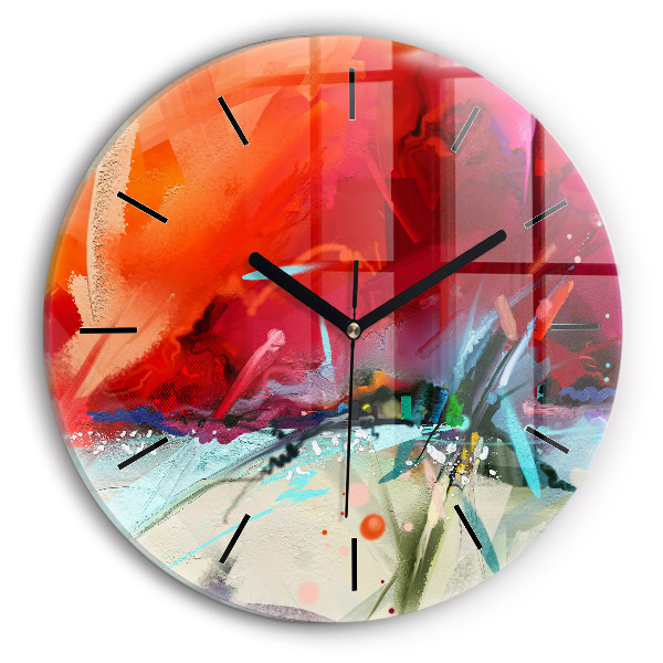 Horloge ronde 'Des rangées d''épices'