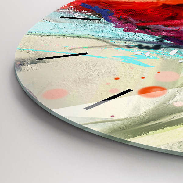 Horloge ronde 'Des rangées d''épices'