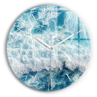 Horloge ronde Vagues de la mer
