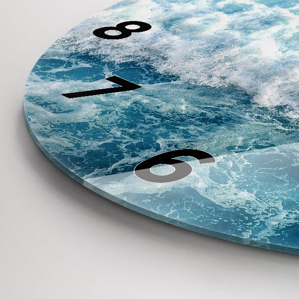 Horloge ronde Vagues de la mer