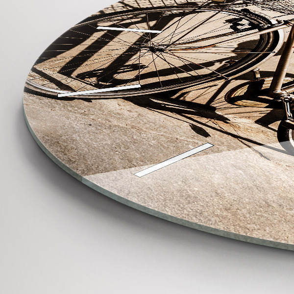 Horloge ronde vélo italien