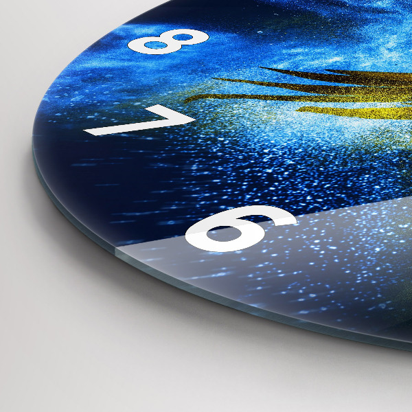 Horloge ronde Perroquet coloré