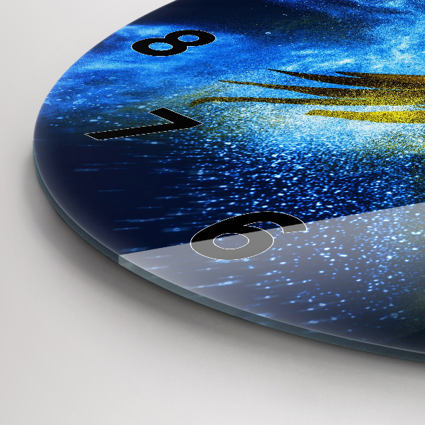 Horloge ronde Perroquet coloré