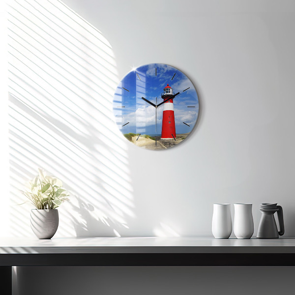 Horloge ronde Phare