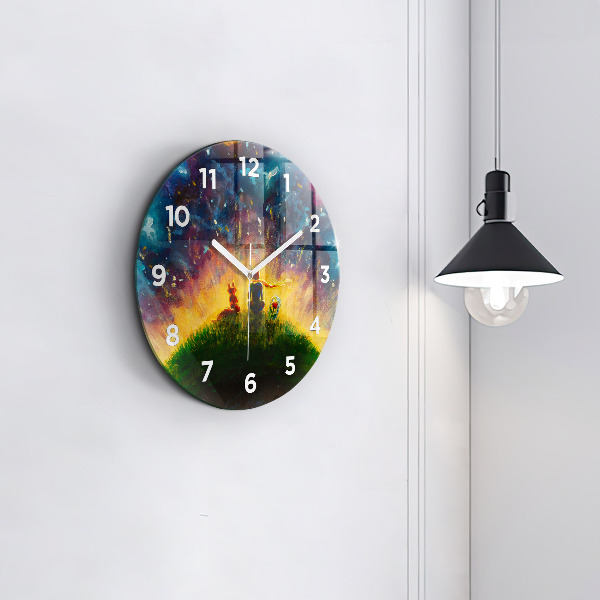 Horloge ronde Abstraction Le Petit Prince