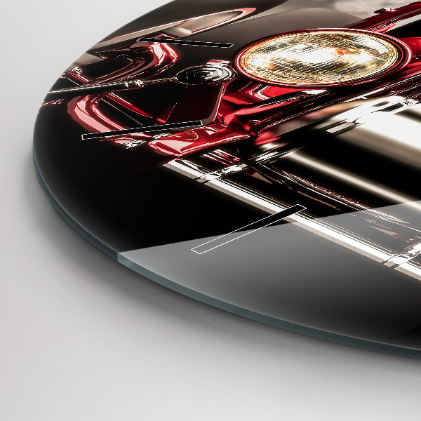 Horloge ronde Vieille voiture vintage