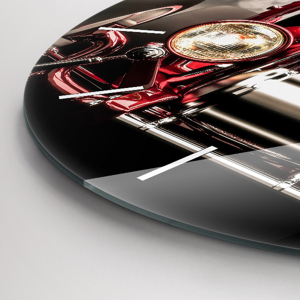 Horloge ronde Vieille voiture vintage