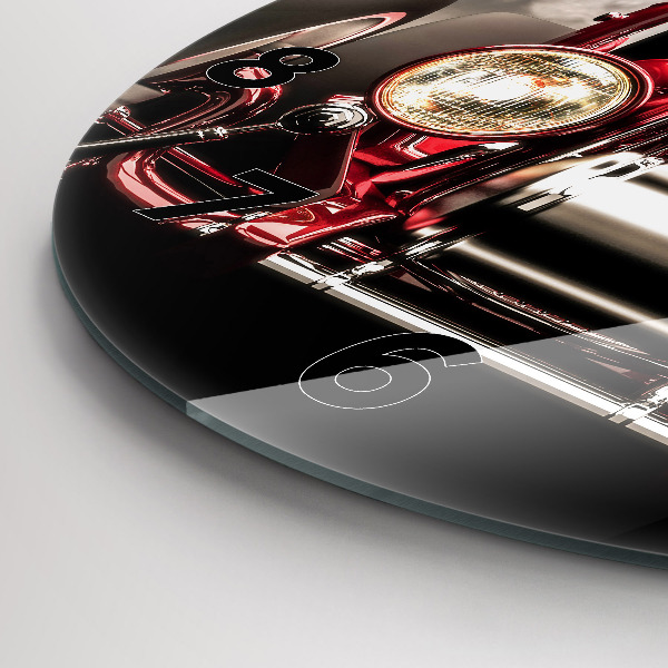 Horloge ronde Vieille voiture vintage