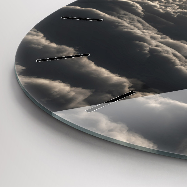 Horloge ronde Ballon dans le ciel