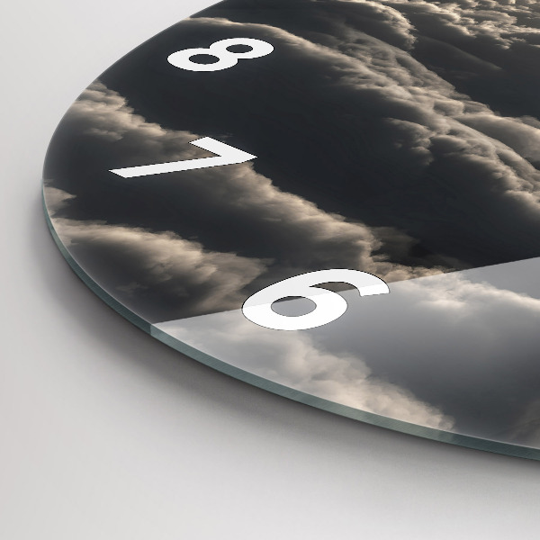 Horloge ronde Ballon dans le ciel