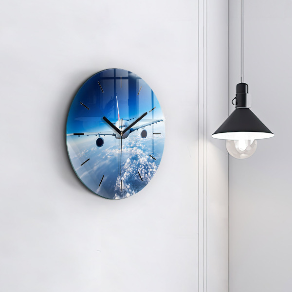 Horloge ronde Plan des nuages
