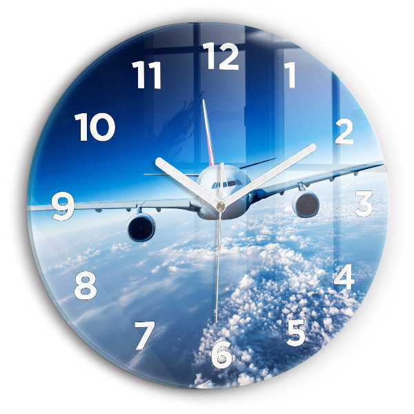 Horloge ronde Plan des nuages