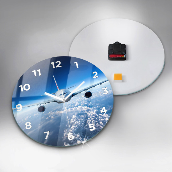 Horloge ronde Plan des nuages