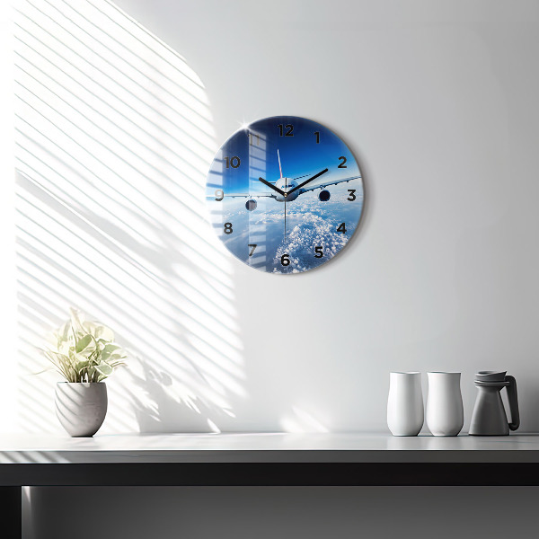 Horloge ronde Plan des nuages