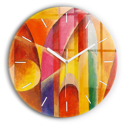 Horloge ronde Art Décoration Abstraction
