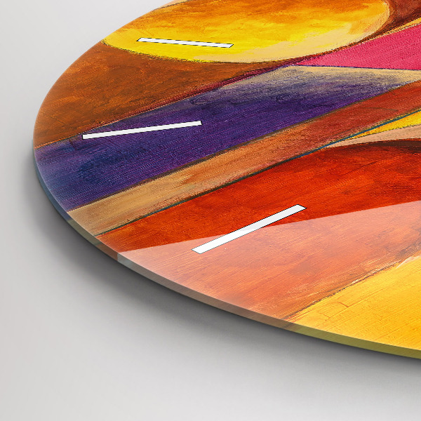 Horloge ronde Art Décoration Abstraction