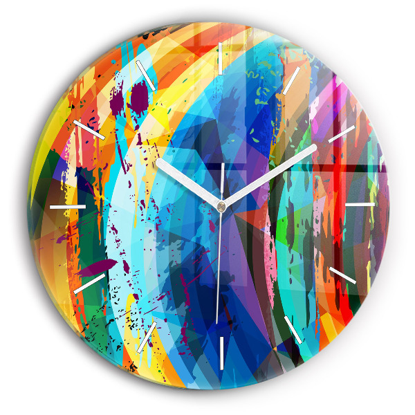 Pendule murale ronde Contexte abstrait