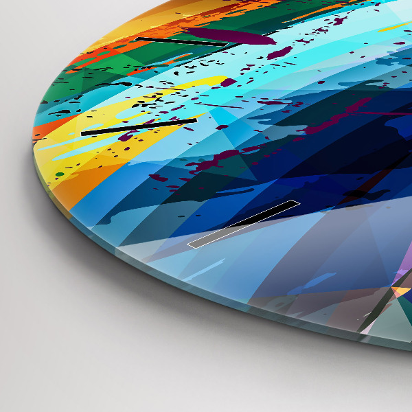 Pendule murale ronde Contexte abstrait