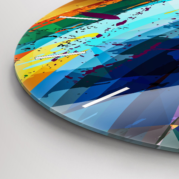 Pendule murale ronde Contexte abstrait