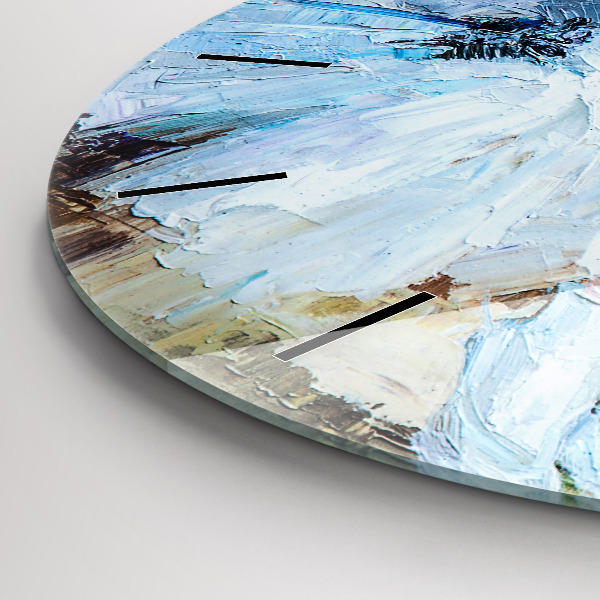 Pendule murale ronde Jeunes ballerines