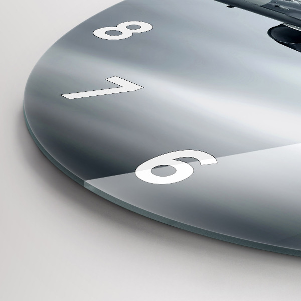 Pendule murale ronde avions militaires