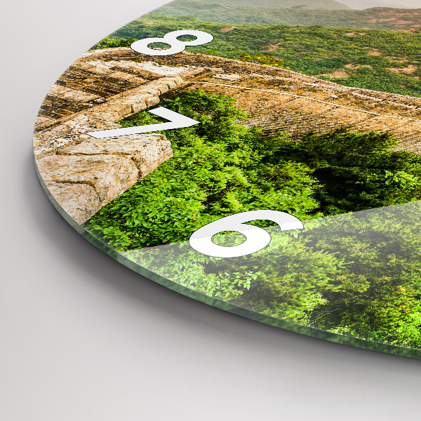 Pendule murale ronde La Grande Muraille de Chine