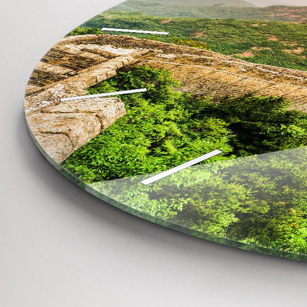 Pendule murale ronde La Grande Muraille de Chine