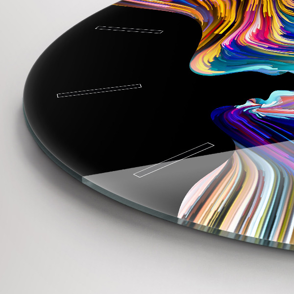 Pendule murale ronde 'L''art émotionnel'