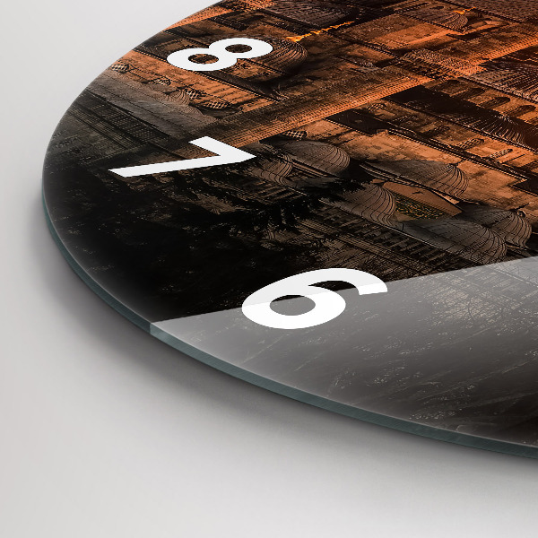 Pendule murale ronde Mosquée à Istanbul