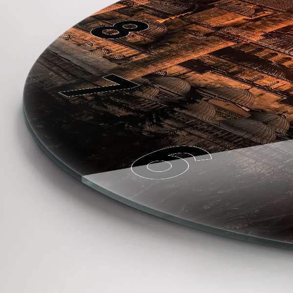 Pendule murale ronde Mosquée à Istanbul