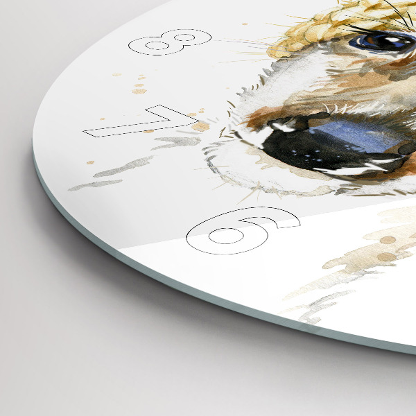 Pendule murale ronde Un cerf