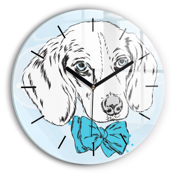 Horloge ronde Chiot