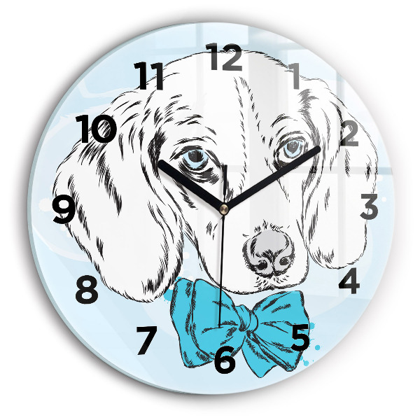 Horloge ronde Chiot