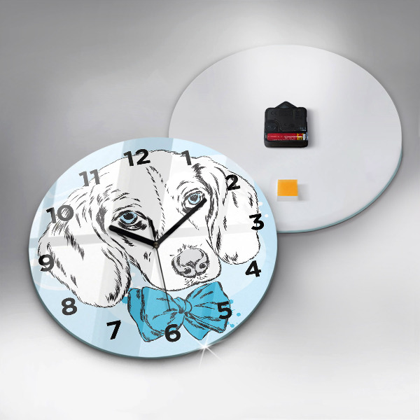 Horloge ronde Chiot
