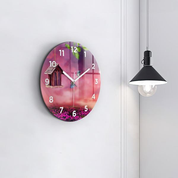 Horloge ronde Nichoir