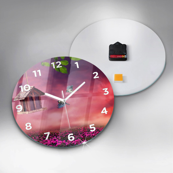 Horloge ronde Nichoir