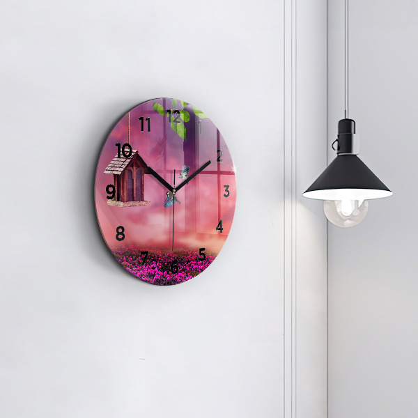 Horloge ronde Nichoir