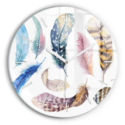 Horloge ronde 'Illustration d''art rétro'