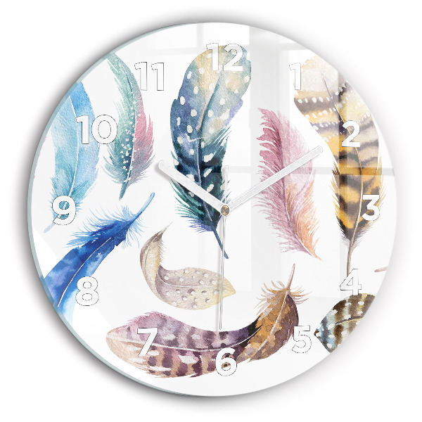 Horloge ronde 'Illustration d''art rétro'