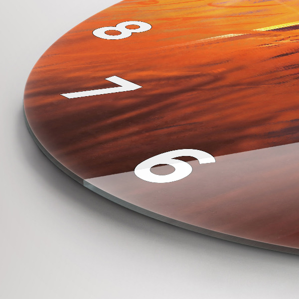 Horloge ronde Chevalier avec une épée