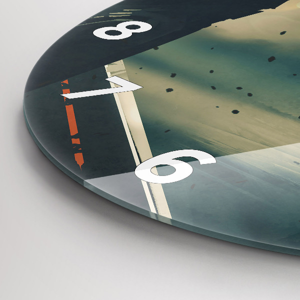 Horloge ronde 'Jeu d''arme mortelle'