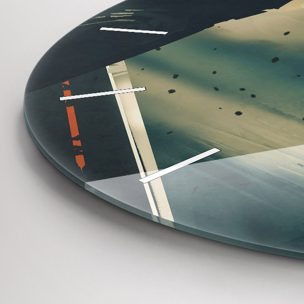 Horloge ronde 'Jeu d''arme mortelle'