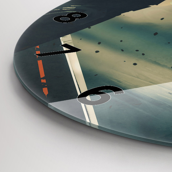 Horloge ronde 'Jeu d''arme mortelle'