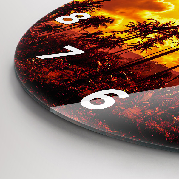 Horloge ronde Thaïlande Plage de Klong Prao