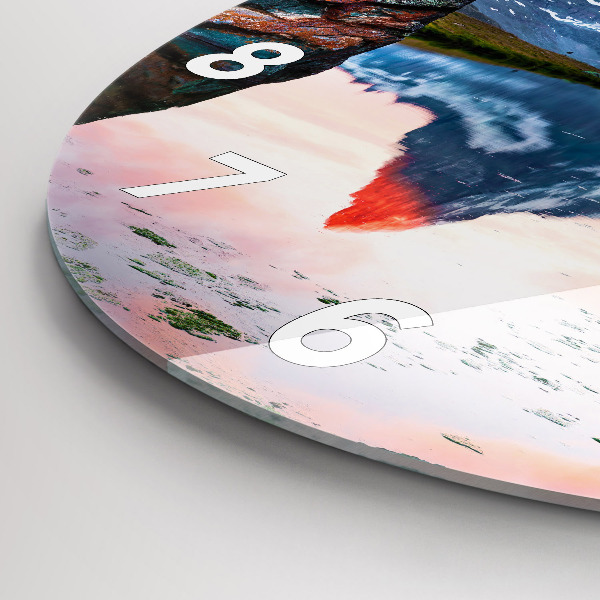 Horloge ronde Lac Stellisee Matterhorn