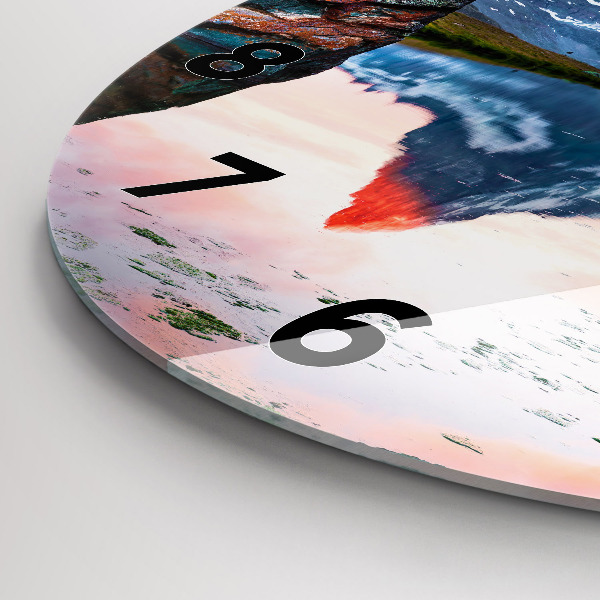 Horloge ronde Lac Stellisee Matterhorn