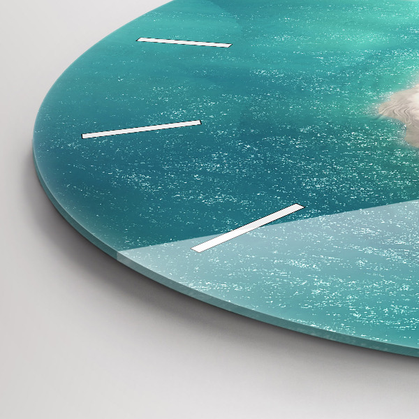 Horloge ronde Île du Cœur