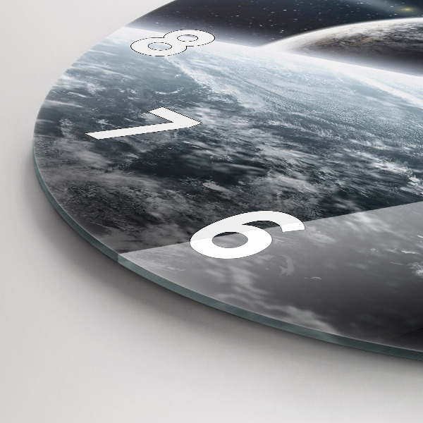 Horloge ronde 'L''espace et les planètes'